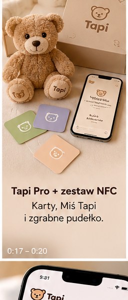 Zestaw Tapi z Misiem